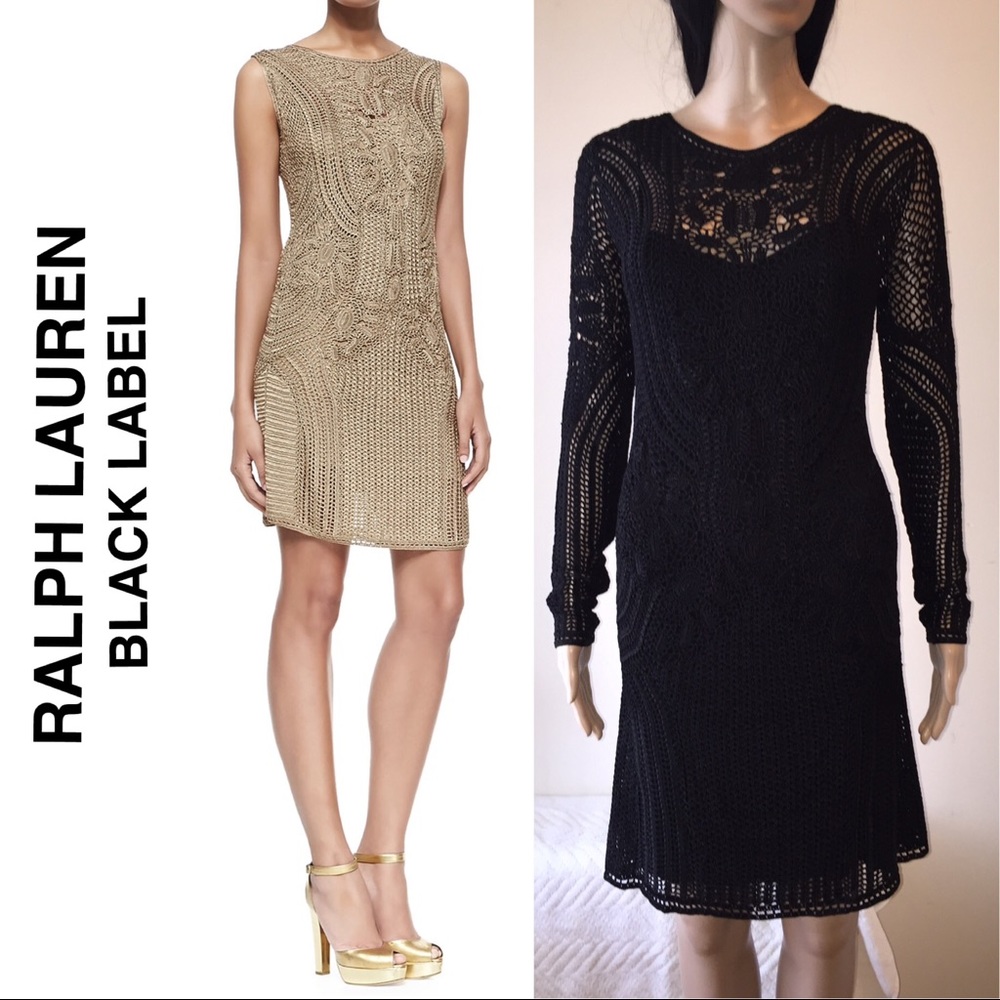 RL Black Label Hand Crochet Dress - Picture 10 of 10